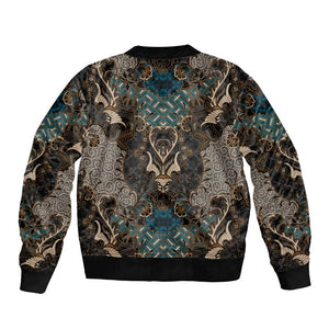 Madiba Nelson Mandela Batik Bomber Jacket Black Indonesia Heritage - African Pride
