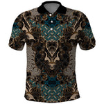 Madiba Nelson Mandela Batik Polo Shirt Black Indonesia Heritage - African Pride