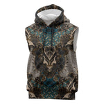 Madiba Nelson Mandela Batik Sleeveless Hoodie Black Indonesia Heritage - African Pride