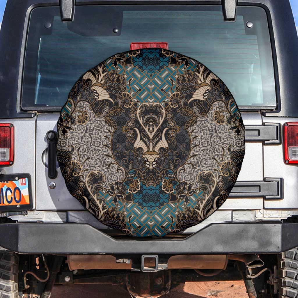 Madiba Nelson Mandela Batik Spare Tire Cover Black Indonesia Heritage - African Pride
