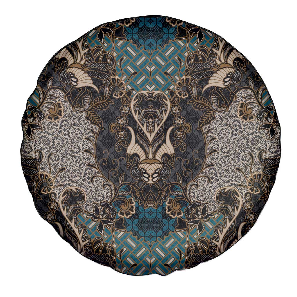 Madiba Nelson Mandela Batik Spare Tire Cover Black Indonesia Heritage - African Pride