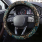 Madiba Nelson Mandela Batik Steering Wheel Cover Black Indonesia Heritage - African Pride