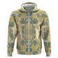 Madiba Nelson Mandela Batik Hoodie Yellow Blue Indonesia Heritage - African Pride