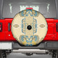Madiba Nelson Mandela Batik Spare Tire Cover Yellow Blue Indonesia Heritage - African Pride