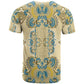 Madiba Nelson Mandela Batik T shirt Yellow Blue Indonesia Heritage - African Pride