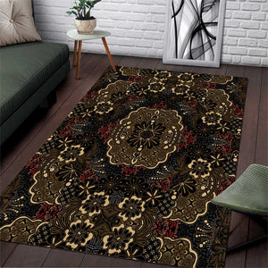 Indonesia Javanese Batik Nelson Mandela Madiba Vintage Style Area Rug - African Pride