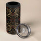 Indonesia Javanese Batik Nelson Mandela Madiba Vintage Style 4 in 1 Can Cooler Tumbler LT15