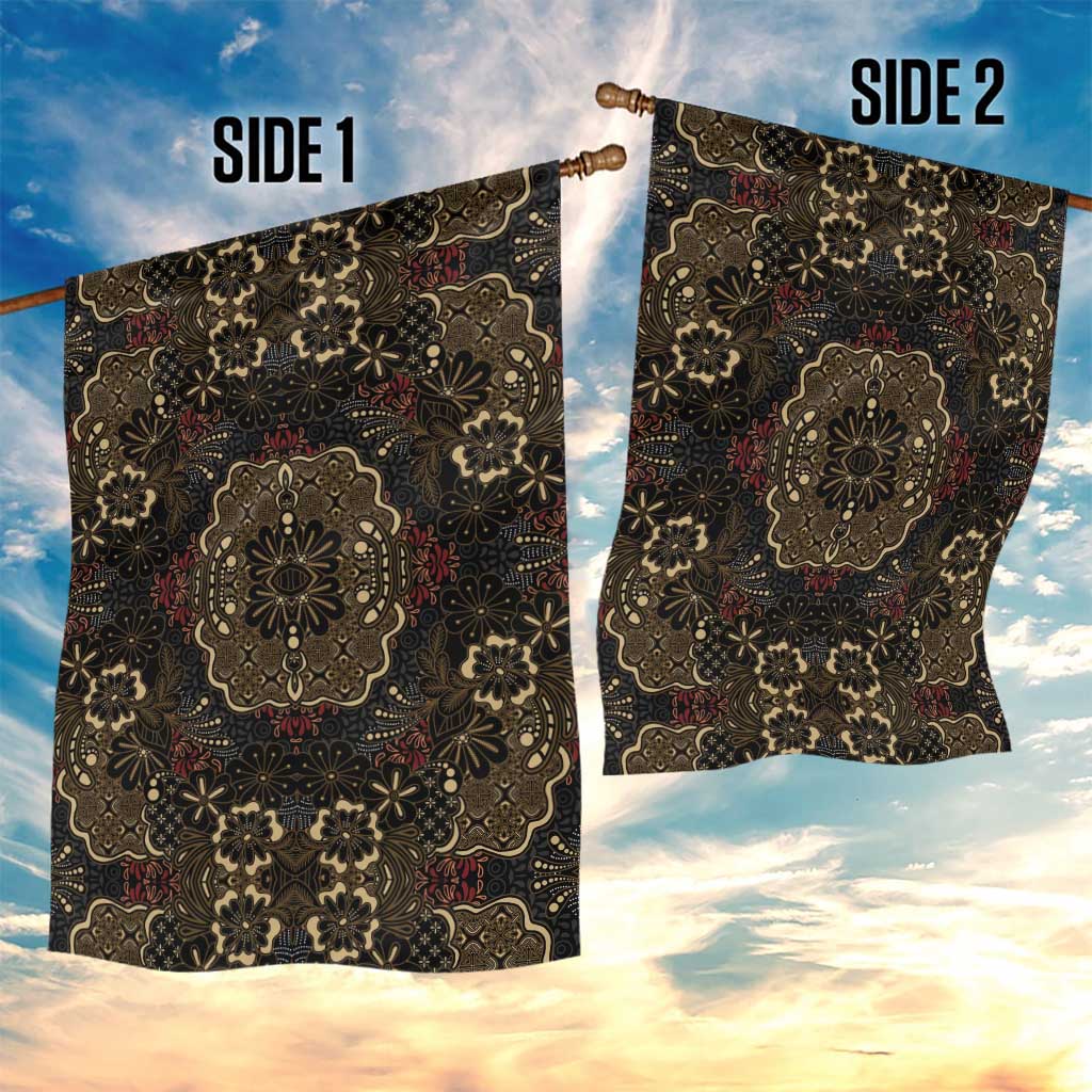 Indonesia Javanese Batik Nelson Mandela Madiba Vintage Style Garden Flag - African Pride