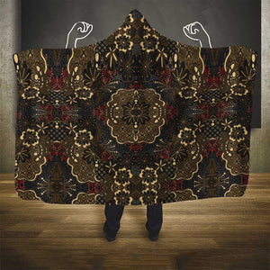 Indonesia Javanese Batik Nelson Mandela Madiba Vintage Style Hooded Blanket - African Pride