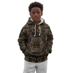 Indonesia Javanese Batik Nelson Mandela Madiba Vintage Style Kid Hoodie - African Pride