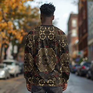 Indonesia Javanese Batik Nelson Mandela Madiba Vintage Style Long Sleeve Shirt - African Pride