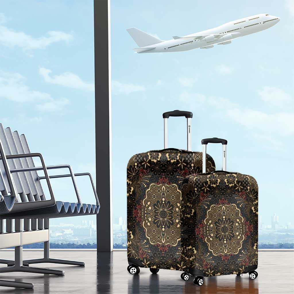 Indonesia Javanese Batik Nelson Mandela Madiba Vintage Style Luggage Cover - African Pride