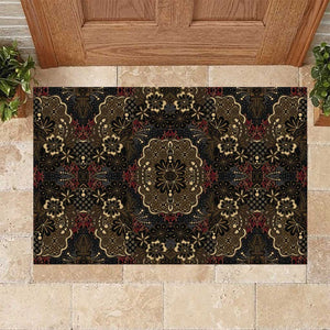 Indonesia Javanese Batik Nelson Mandela Madiba Vintage Style Rubber Doormat - African Pride