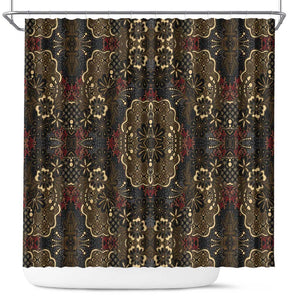 Indonesia Javanese Batik Nelson Mandela Madiba Vintage Style Shower Curtain - African Pride