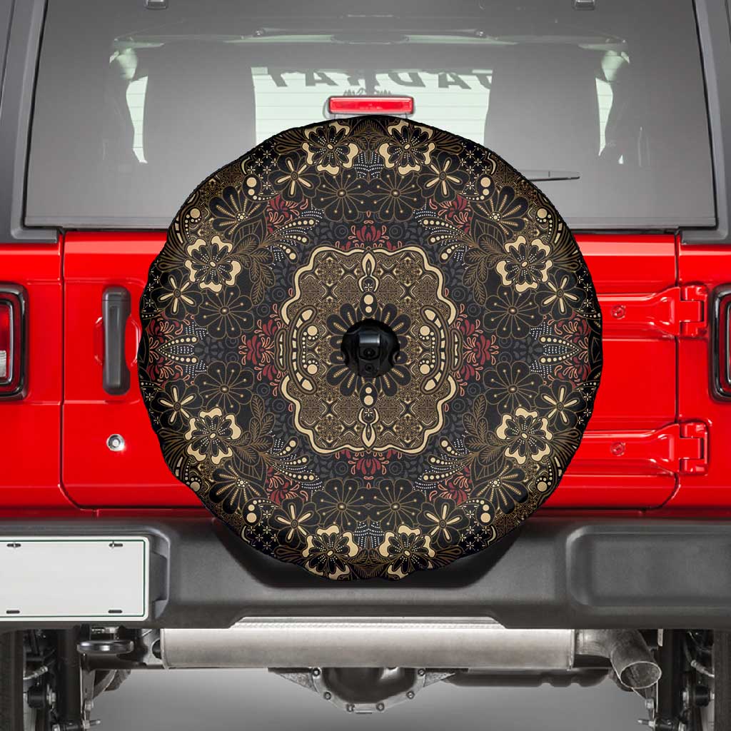 Indonesia Javanese Batik Nelson Mandela Madiba Vintage Style Spare Tire Cover - African Pride