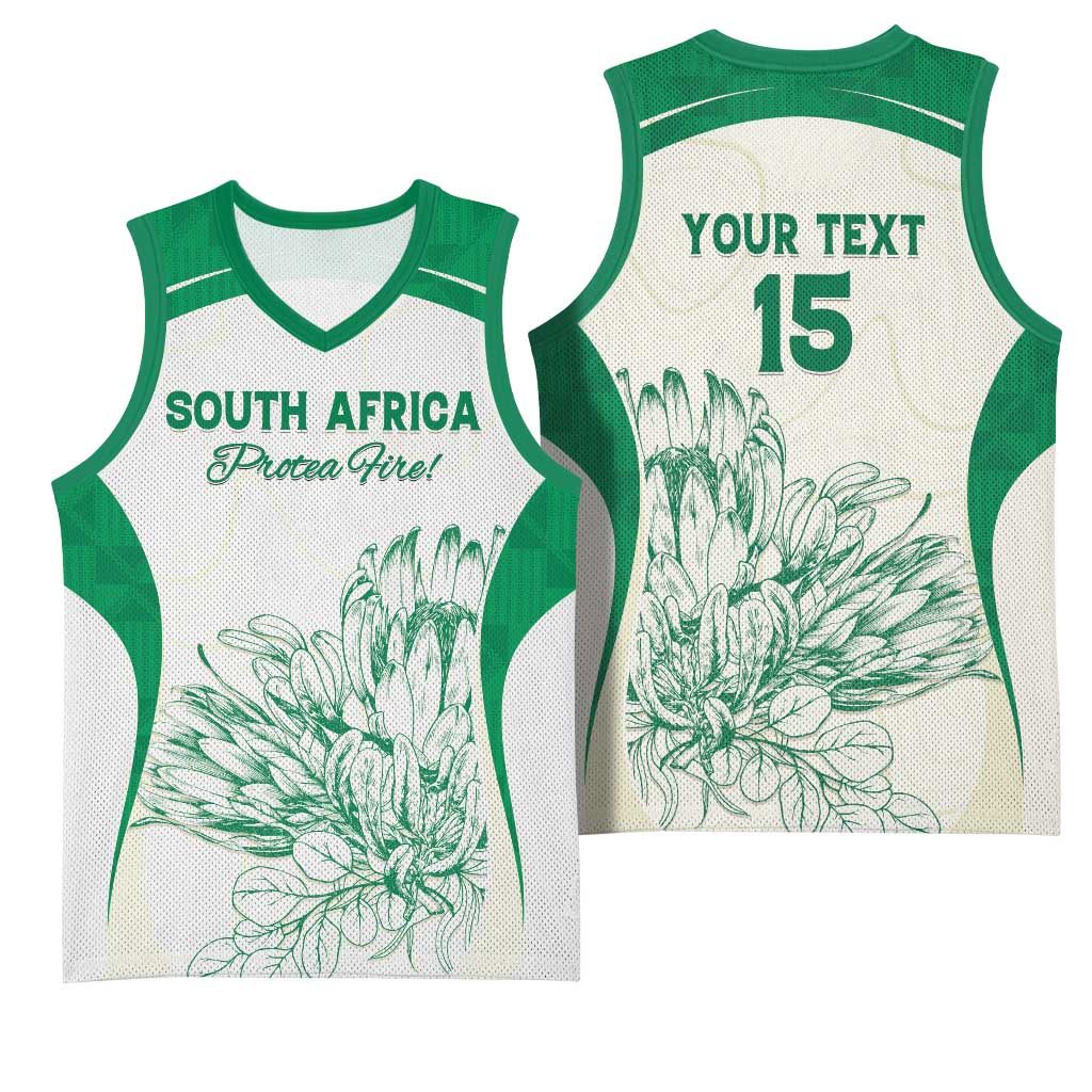 Custom South Africa Cricket Basketball Jersey We Are Champions LT15