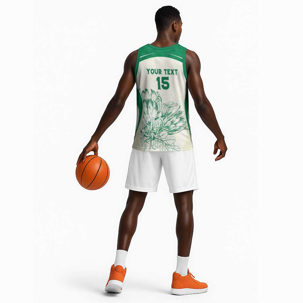 Custom South Africa Cricket Basketball Jersey We Are Champions LT15
