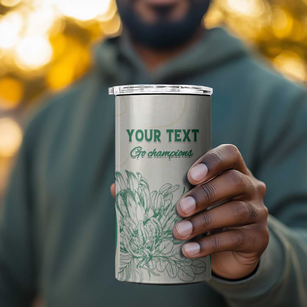 Custom South Africa Cricket 4 in 1 Can Cooler Tumbler We Are Champions LT15