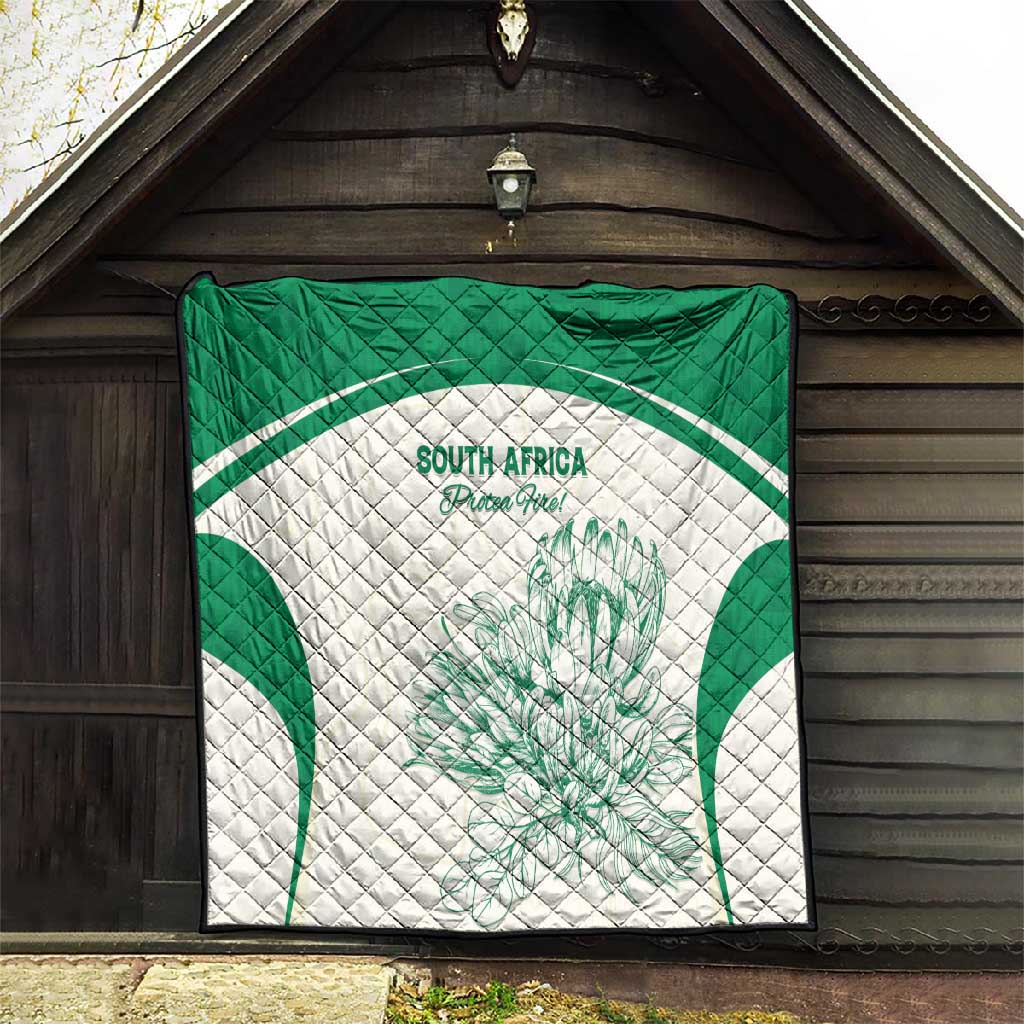 South Africa Cricket Quilt We Are Champions - African Pride