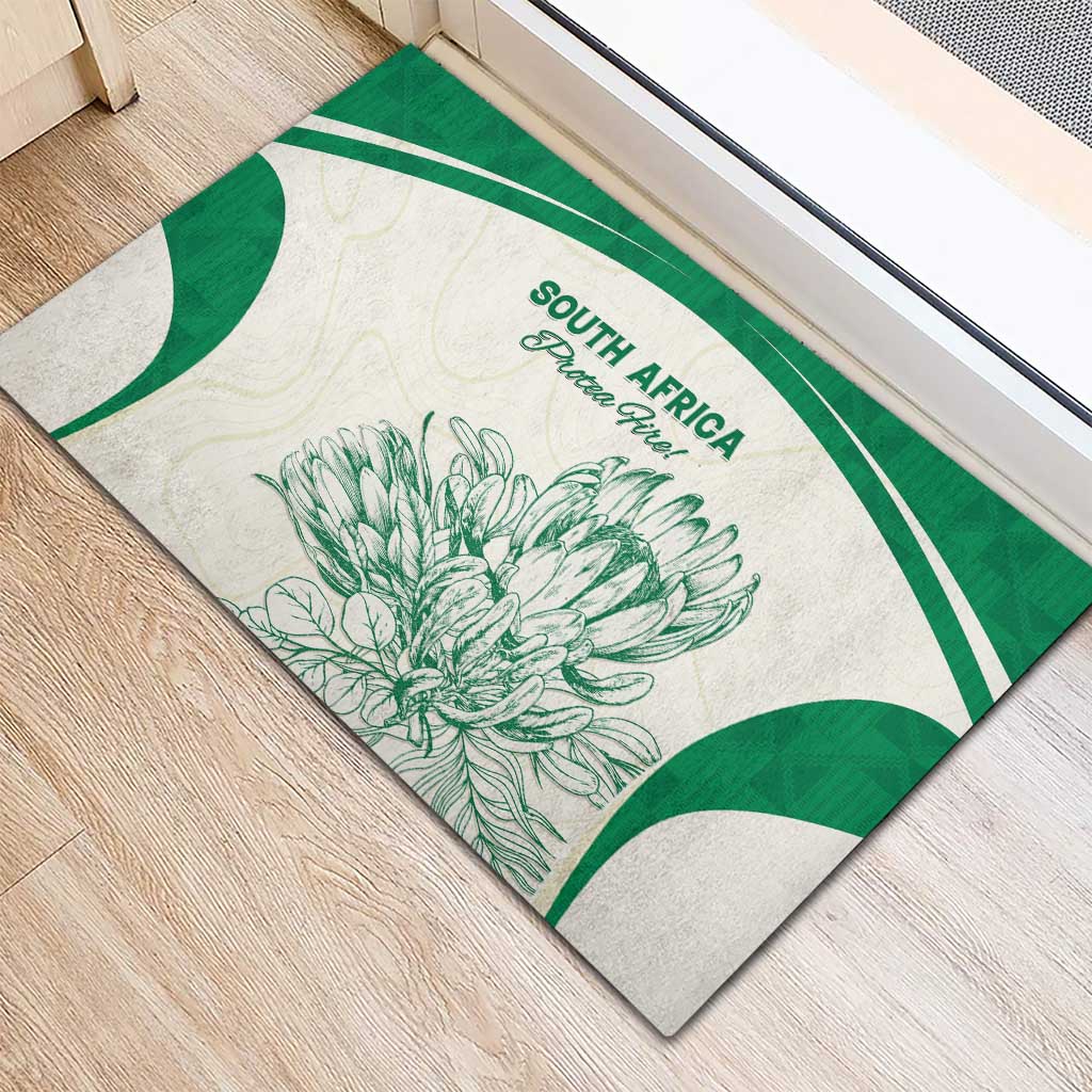 South Africa Cricket Rubber Doormat We Are Champions - African Pride