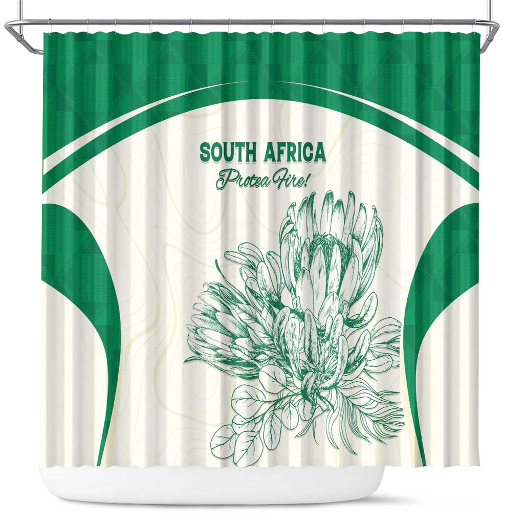 South Africa Cricket Shower Curtain We Are Champions - African Pride