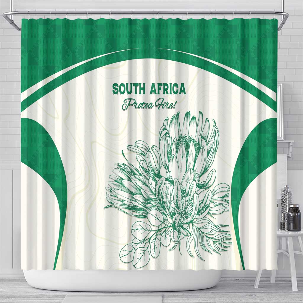 South Africa Cricket Shower Curtain We Are Champions - African Pride