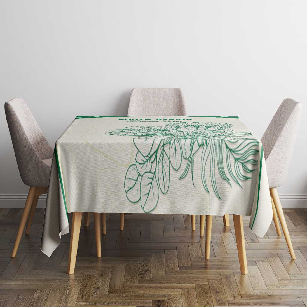 South Africa Cricket Tablecloth We Are Champions - African Pride