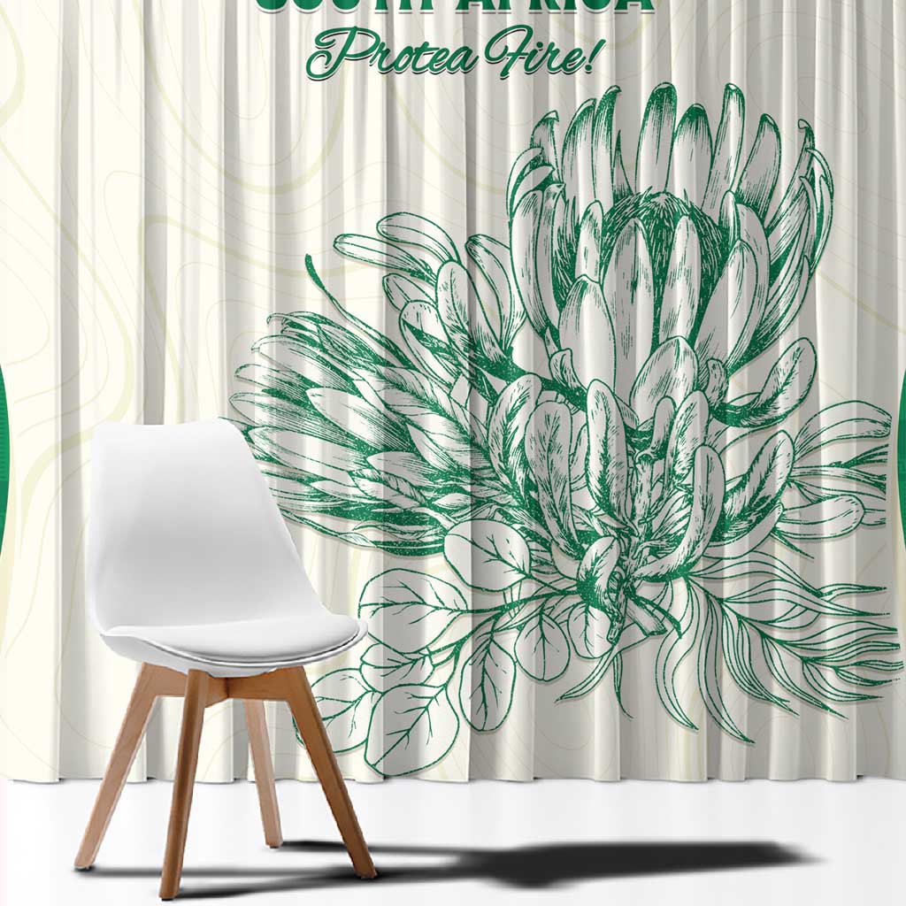South Africa Cricket Window Curtain We Are Champions - African Pride