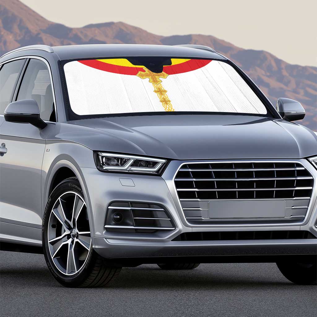 Ethiopia Meskel Auto Sun Shade Ethiopian Cross