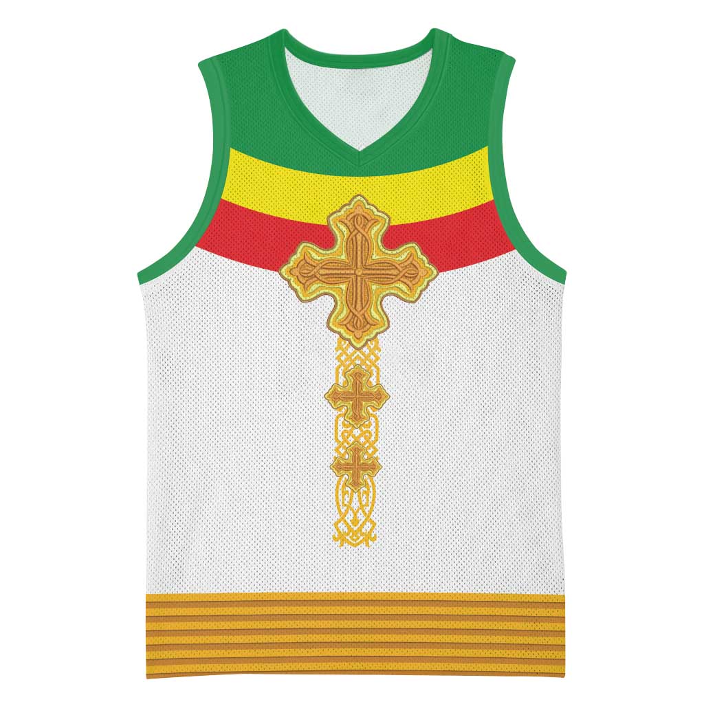 Meskel Ethiopia Basketball Jersey True Cross LT15