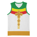 Meskel Ethiopia Basketball Jersey True Cross LT15