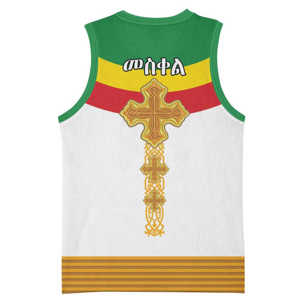 Meskel Ethiopia Basketball Jersey True Cross LT15