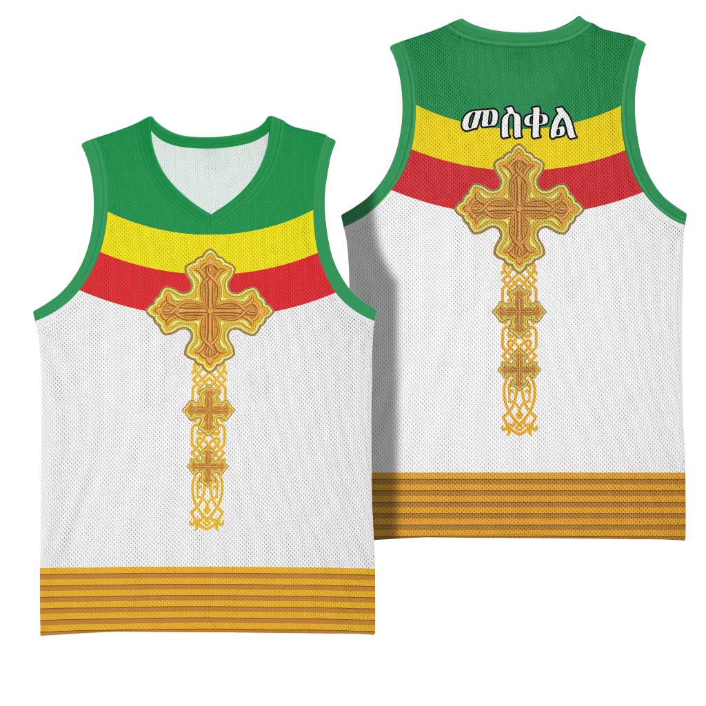 Meskel Ethiopia Basketball Jersey True Cross LT15
