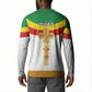 Ethiopia Meskel Button Sweatshirt Ethiopian Cross