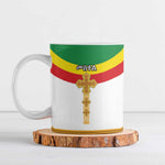 Ethiopia Meskel Ceramic Mug Ethiopian Cross