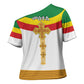 Ethiopia Meskel Cross Shoulder Shirt Ethiopian Cross
