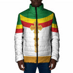 Ethiopia Meskel Padded Jacket Ethiopian Cross