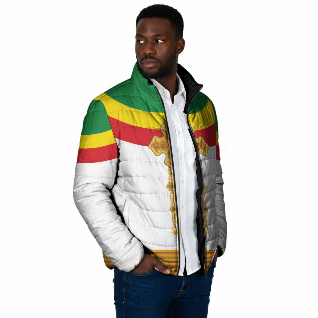 Ethiopia Meskel Padded Jacket Ethiopian Cross