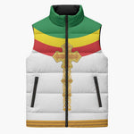 Ethiopia Meskel Sleeveless Puffer Jacket Ethiopian Cross