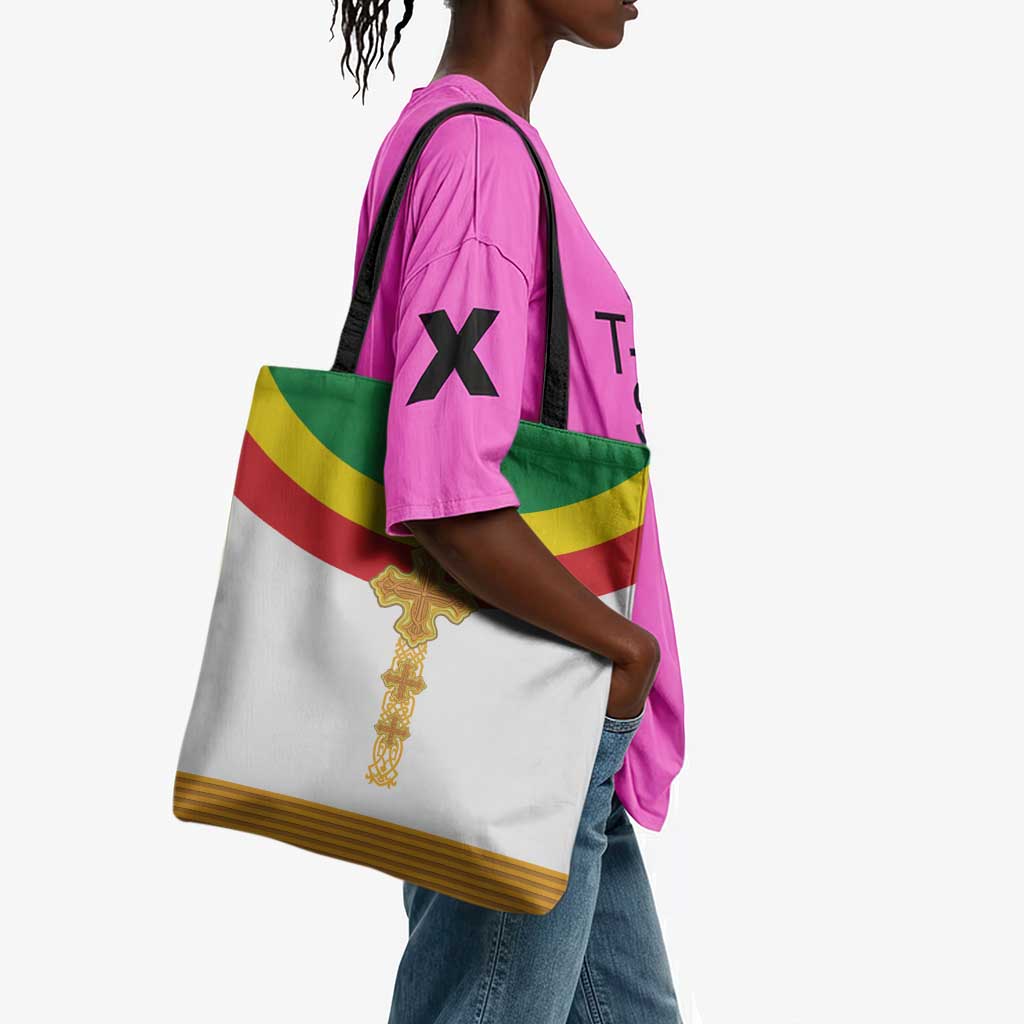 Ethiopia Meskel Tote Bag Ethiopian Cross