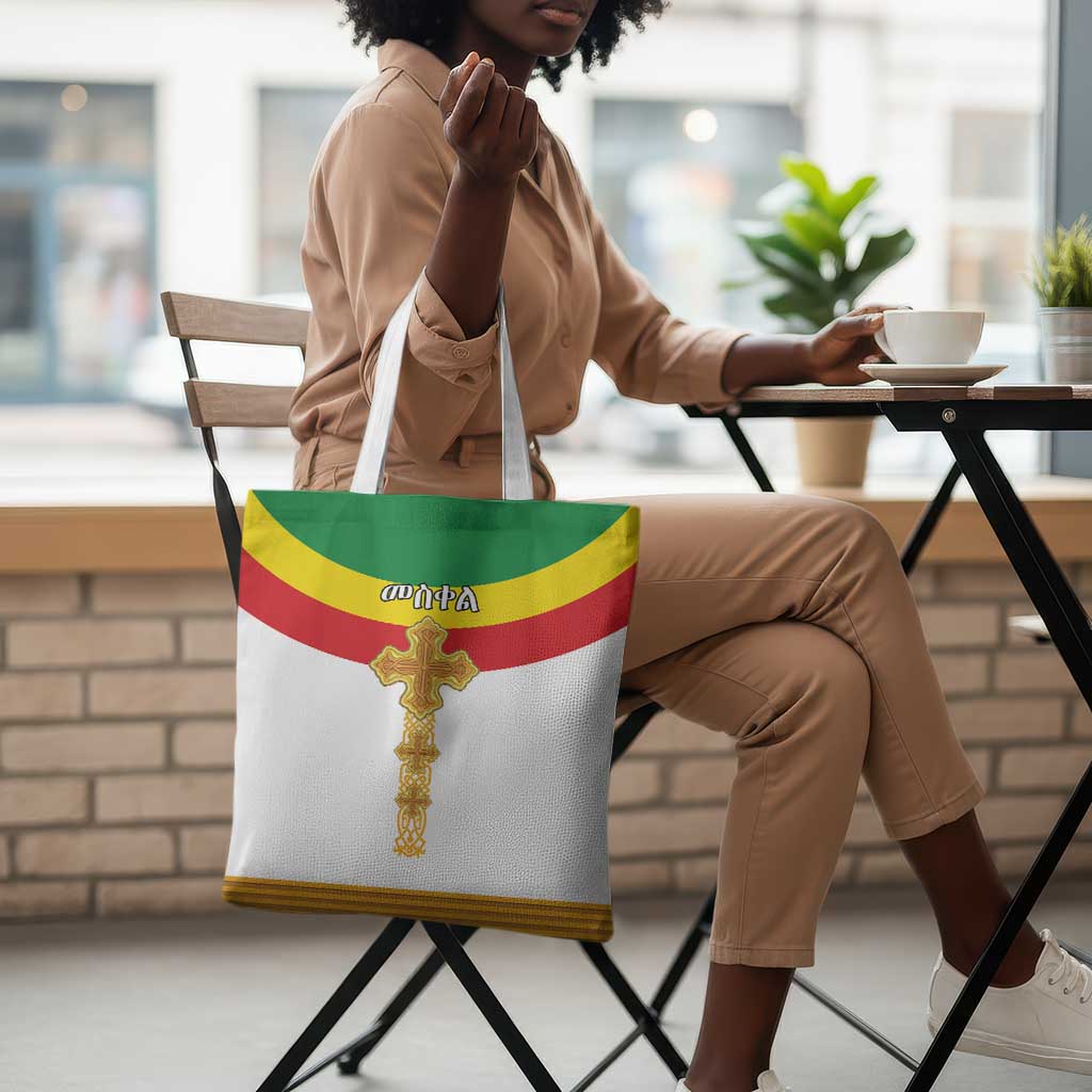 Ethiopia Meskel Tote Bag Ethiopian Cross
