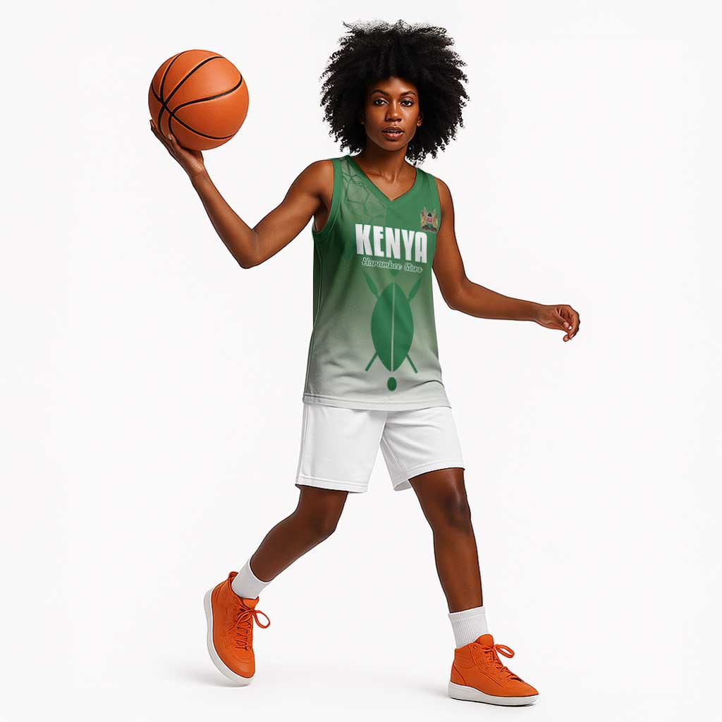 Custom Kenya Football Basketball Jersey Go Harambee Stars LT15