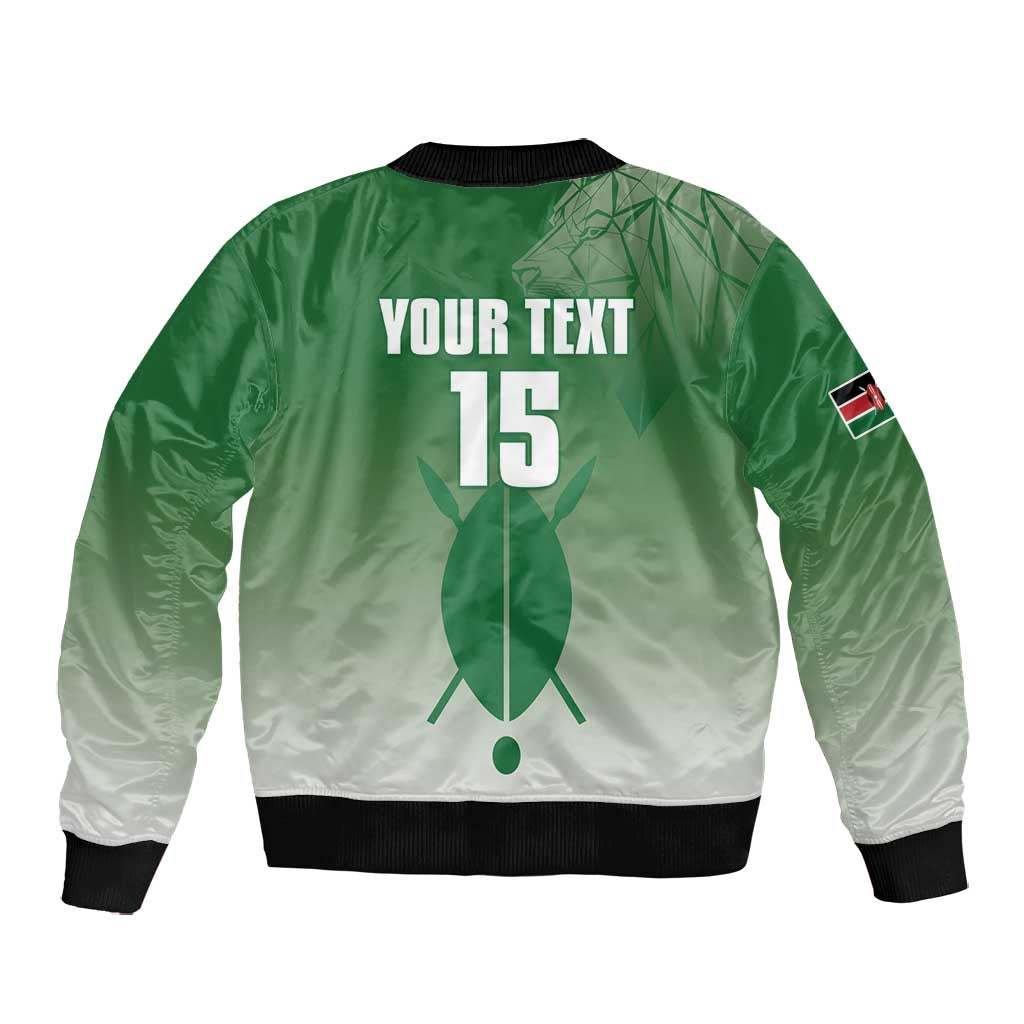Custom Kenya Football Bomber Jacket Go Harambee Stars - African Pride