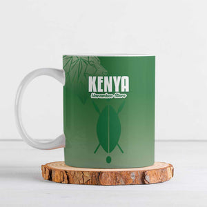 Custom Kenya Football Ceramic Mug Go Champions Harambee Stars