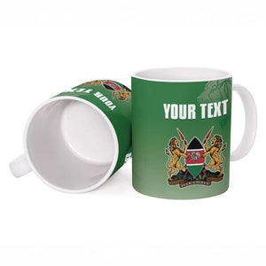 Custom Kenya Football Ceramic Mug Go Champions Harambee Stars