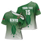 Custom Kenya Football Cross Shoulder Shirt Go Champions Harambee Stars