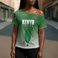 Custom Kenya Football Cross Shoulder Shirt Go Champions Harambee Stars