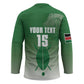 Custom Kenya Football Hockey Jersey Go Champions Harambee Stars