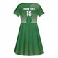 Custom Kenya Football Kid Short Sleeve Dress Go Harambee Stars - African Pride