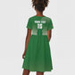 Custom Kenya Football Kid Short Sleeve Dress Go Harambee Stars - African Pride